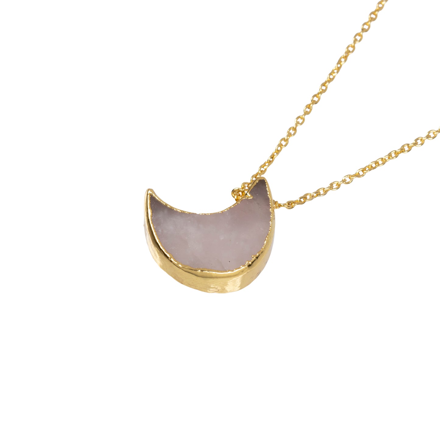 Luna Pendant: Rose Quartz