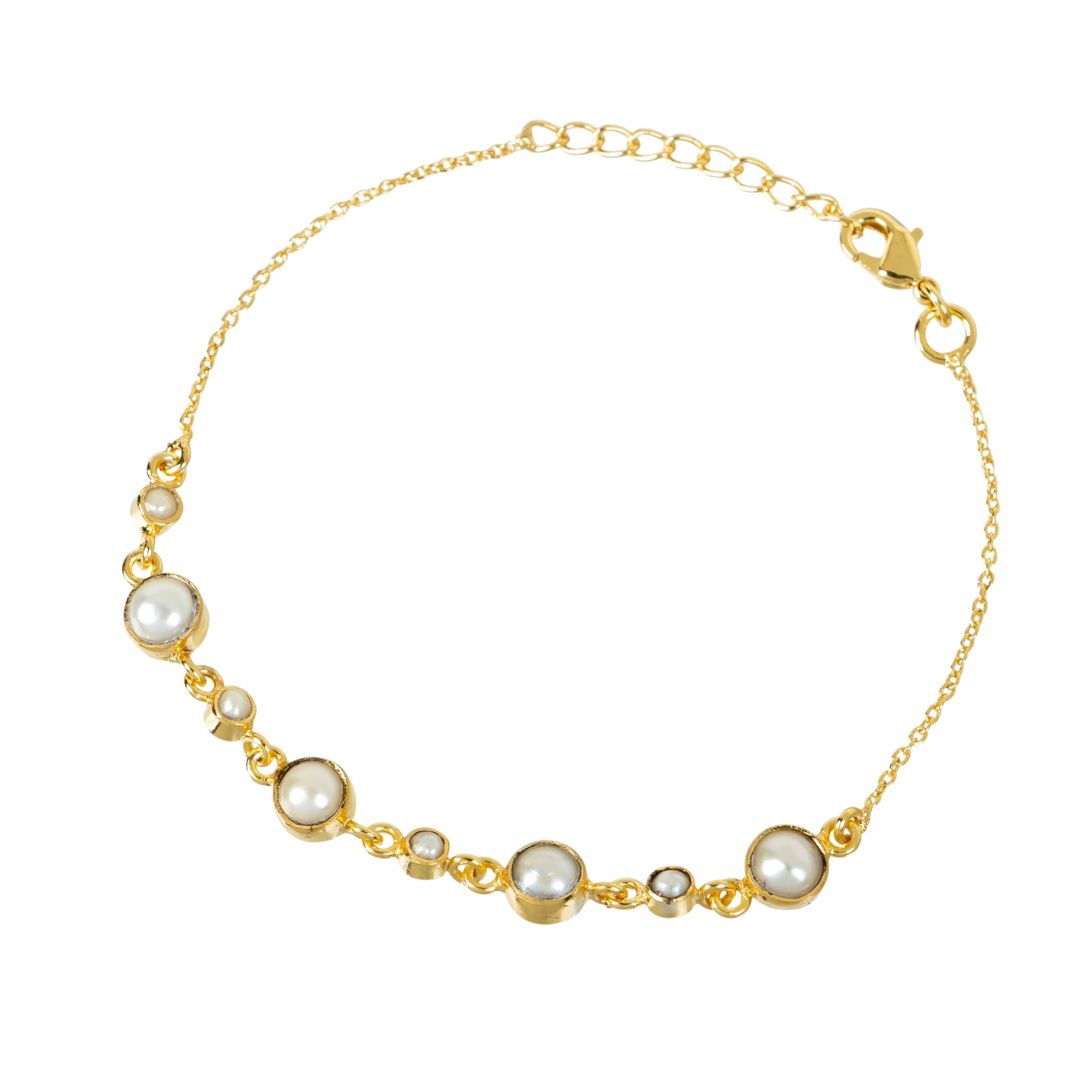 Pearl chakra bracelet