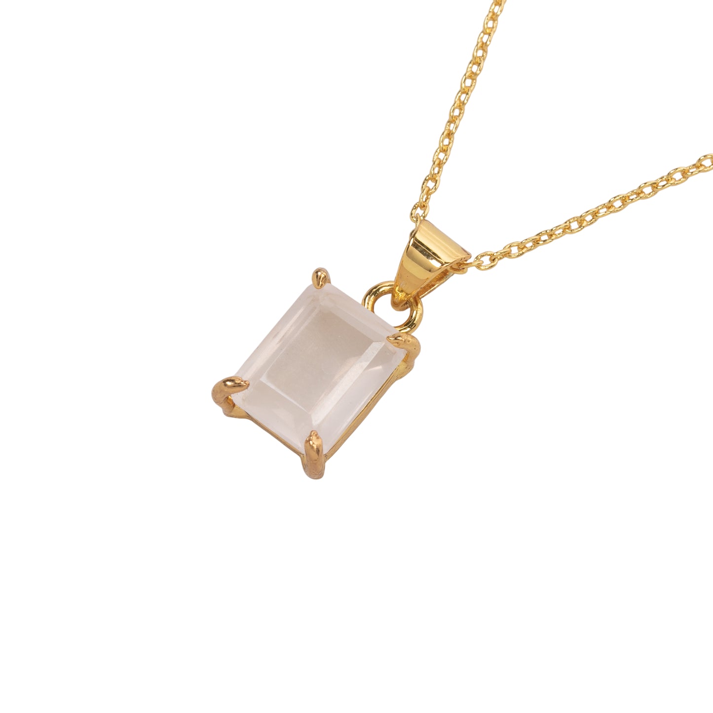 Windsor Rose quartz necklace