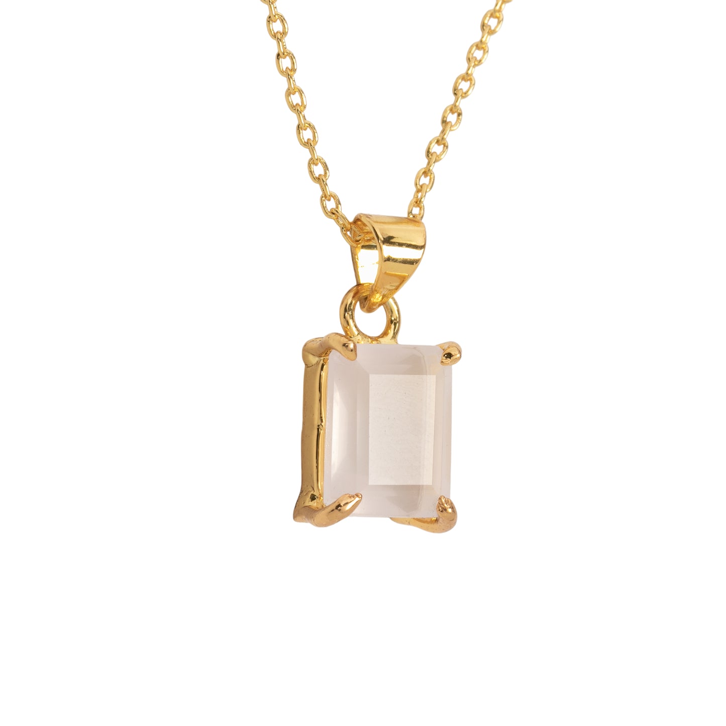 Windsor Rose quartz necklace