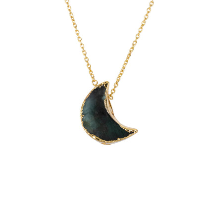 Luna Pendant: Emerald