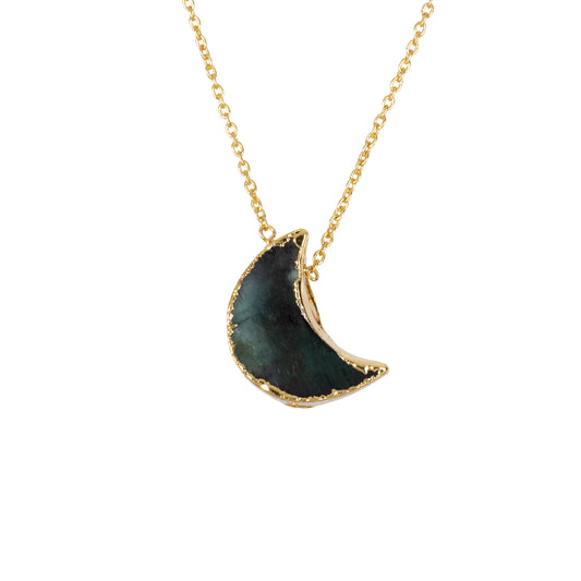 Luna Pendant: Emerald