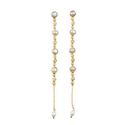 Pearl Chakra Earrings