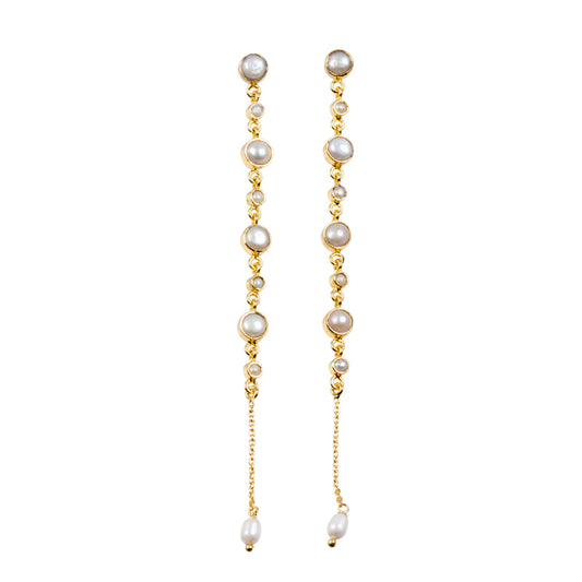 Pearl Chakra Earrings