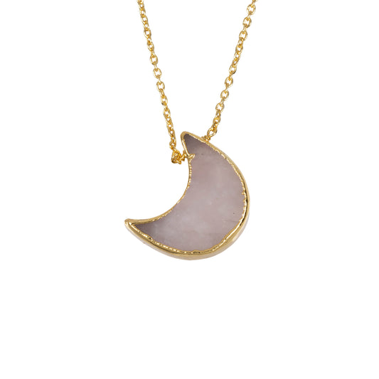 Luna Pendant: Rose Quartz