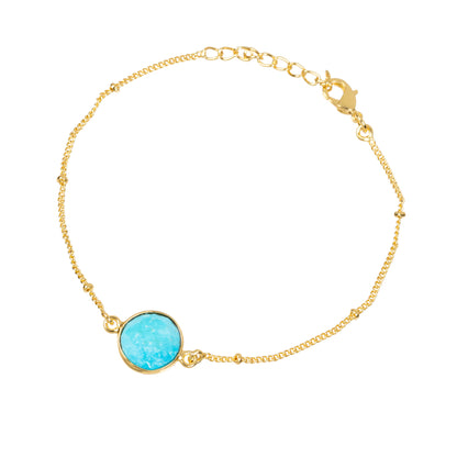 Turquoise Gem Bracelet