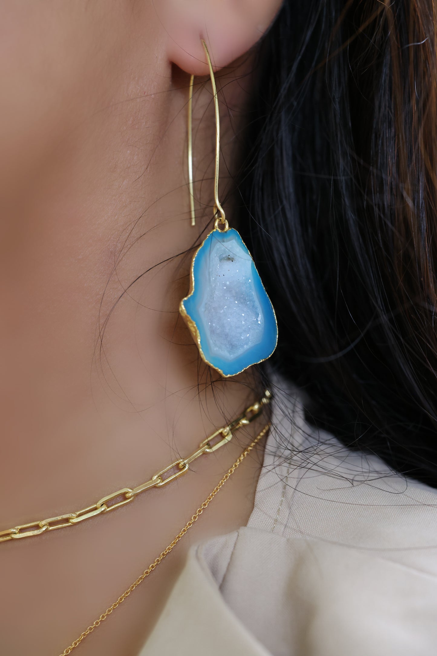 Sculpted Drops - Sea Green