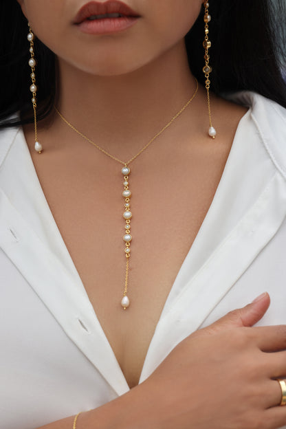 Pearl Chakra Earrings