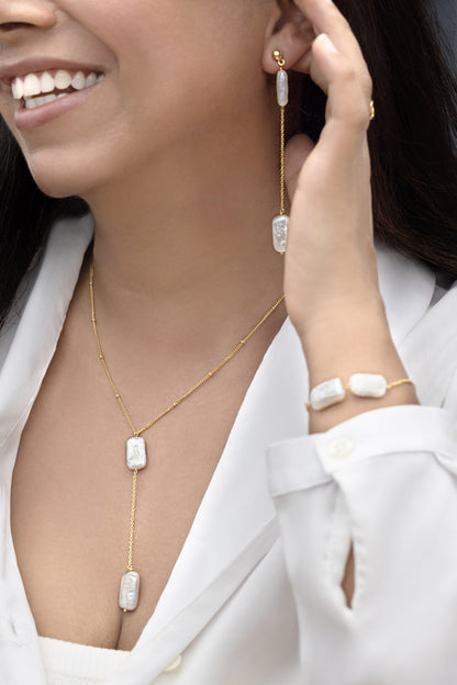 Duo-Pearl Necklace