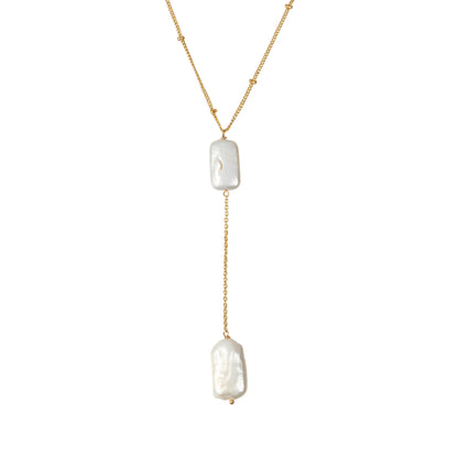 Duo-Pearl Necklace